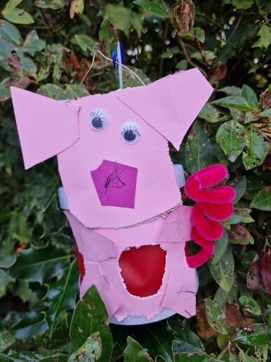 Laternenbasteln im Kindergarten